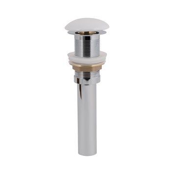 Донний клапан для раковини Pop-up 225х70х70 мм, White без переливу QT066PU02W Qtap  SD00044163 фото