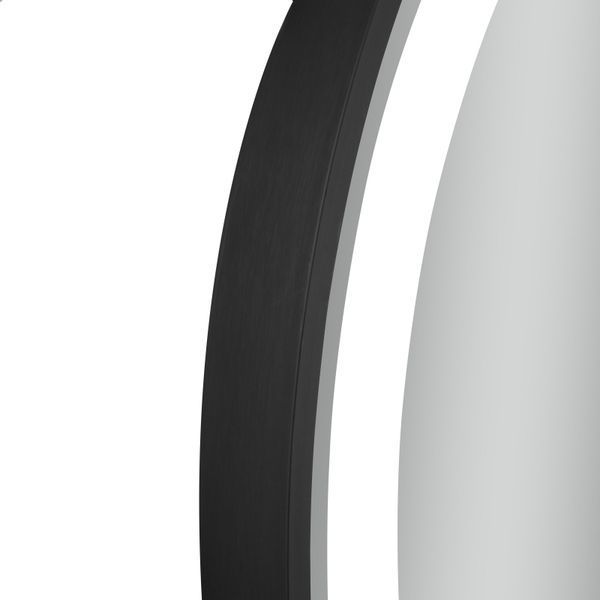Дзеркало настінне Gemini (GE1) 800х700 мм, овальне, з LED-підсвіткою Touch, антизапотіванням, димером, рег. темп. кольору (3000-6500K), Reverse Qtap SD00052319 фото