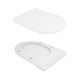 Унітаз підвісний Scorpio Ultra Quiet 490x365x325 мм, White, з сидінням Slim Duroplast/ Soft-close/ Quick relase QT14332380ASW Qtap SD00054227 фото 5