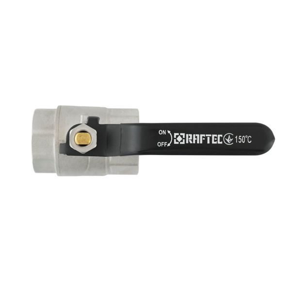 Кран кульовий Raftec BLACK PN20 ВВ 1 1/4" ручка DRH4 43590 фото