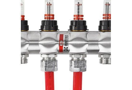 Витратомір для колекторів Raftec Stainless steel FLM01 72209 фото