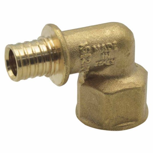 Коліно з внутрішньою різьбою &Oslash;20 x 1/2&Prime; ВР (натяжна гільза) GENERAL FITTINGS 66253 фото