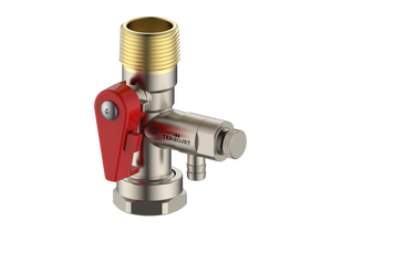 Запірний кран Termojet DN20 3/4"M для розширювального бака (TJ5503702401), кульовий відсічний кран TJ5503702401 фото