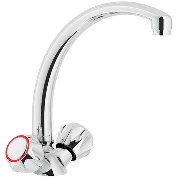 Змішувач кухонний NZ06117/5zCR товстий вилив CARLO NOBILI SPA (Італія) 12060 фото