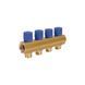 Icma колектор розподільний з регулювальними вентилями № 1105. 1"х4 (Blue) SD00049607 фото 1