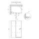 Бічна стінка прозора 6мм Clear CAPRICORN 10128RC6 Qtap SD00050820 фото 2
