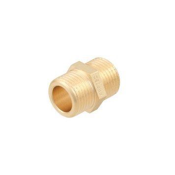Ніпель латунний зовнішня-зовнішня різьба ЗР 1/2" Raftec GOLD 103808 фото