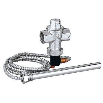 Температурний запобіжний клапан для твердопаливних котлів &Oslash;3/4&Prime; 5&divide;110&deg;C 10 bar (капіляр 1300 мм) Biomass Caleffi S.p.a 52073 фото