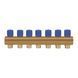 Icma колектор розподільний з регулювальними вентилями № 1105. 1"х7 (Blue) SD00049610 фото 3