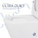 Унітаз підлоговий Swan Ultra Quiet 640x360x835 мм, White, з сидіннмя Slim Duroplast/ Soft-close/ Quick Release QT16222182TW Qtap SD00053263 фото 5