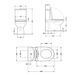 Унітаз підлоговий Swan Ultra Quiet 640x360x835 мм, White, з сидіннмя Slim Duroplast/ Soft-close/ Quick Release QT16222182TW Qtap SD00053263 фото 2