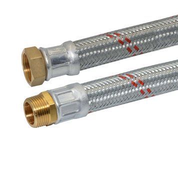 Шланг прямий антивібраційний 1&Prime;х1&Prime; ВЗ -5/+90 C&deg; PN10 L=700 мм PARIGI 60424 фото