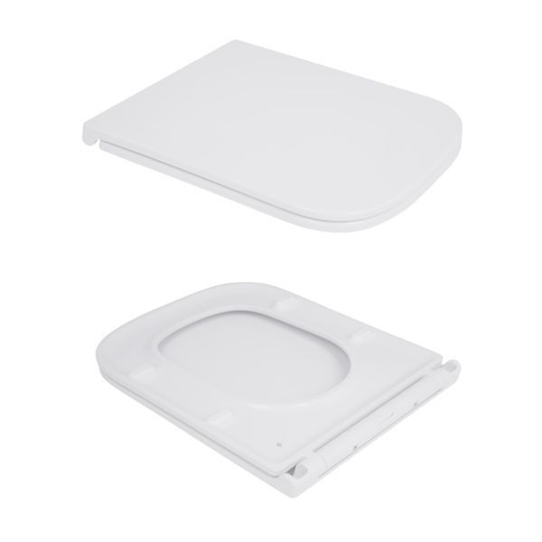 Унітаз підлоговий Cardinal Ultra Quiet 620x365x805 мм, White, з сидінням Slim Duroplast/ Soft-close/ Quick Release QT04222168AUQ3W Qtap SD00051950 фото