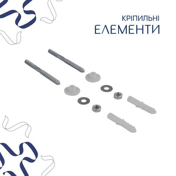 Комплект Qtap Nando LT: Раковина підвісна прамокутна 500х420х130 мм Matt Black + Донний клапан PU03O  SD00053446 фото