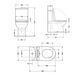 Унітаз підлоговий Virgo Ultra Quiet 660x360x855 мм, White, з сидінням Slim Duroplast/ Soft-close/ Quick Release QT18226092AW Qtap SD00052581 фото 2