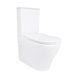 Унітаз підлоговий Virgo Ultra Quiet 660x360x855 мм, White, з сидінням Slim Duroplast/ Soft-close/ Quick Release QT18226092AW Qtap SD00052581 фото 1