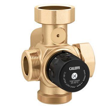 Термостатичний змішувальний вузол (клапан) 1 1/2&Prime; х 1 1/4&Prime; х 1 1/2&Prime; 40&divide;70 &deg;C Caleffi S.p.a 52926 фото