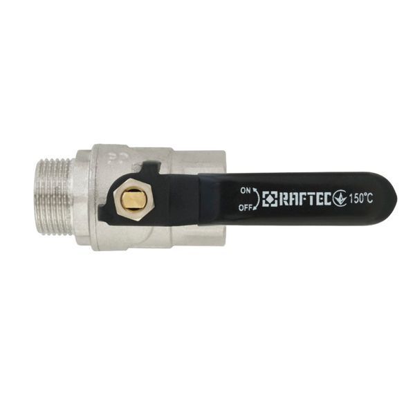 Кран кульовий Raftec BLACK PN20 ЗВ 3/4" ручка DRH21 51212 фото