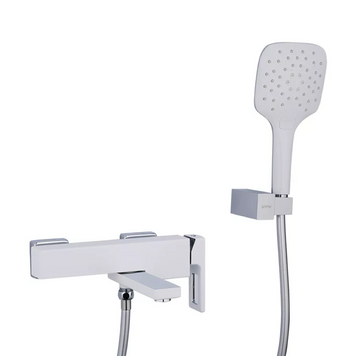 Змішувач для ванни білий/хром GAPPO G3217-8 1033999 фото