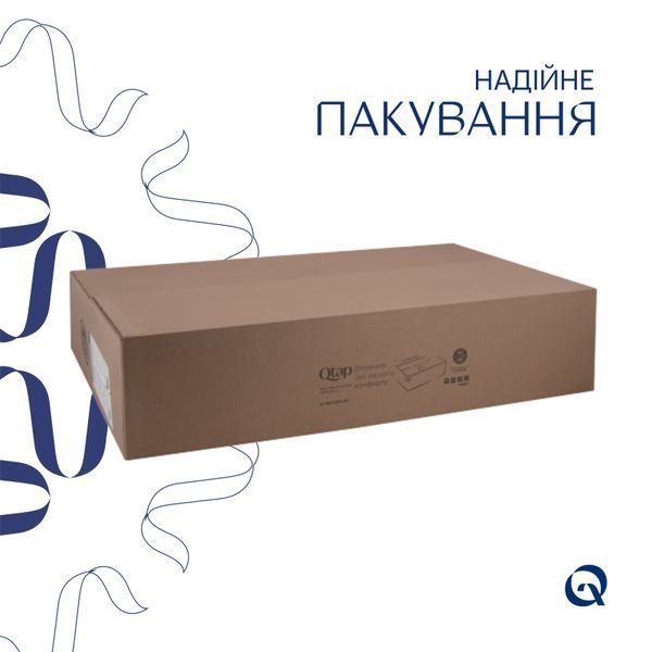 Раковина накладна Kolibri 400х400х140 мм, White, квадратна, без донного клапана QT10116303W Qtap  SD00053608 фото
