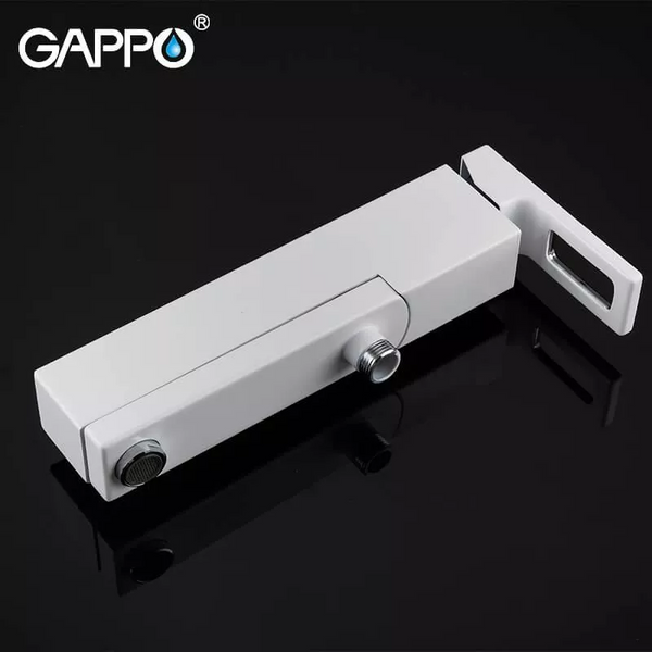 Змішувач для ванни білий/хром GAPPO G3217-8 1033999 фото