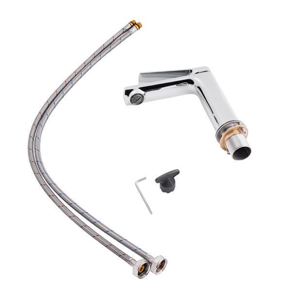 Змішувач для раковини низький Slavonice, Chrome (k35) QTSLV1042103C Qtap SD00042905 фото
