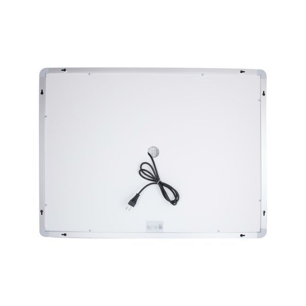 Дзеркало настінне Mideya (MI2) 800х600 мм, прямокутне, з LED-підсвіткою Touch, антизапотіванням, димером, рег. яскравості Qtap SD00034652 фото