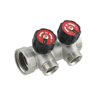 Колектор розподільний для води Raftec 1"x3/4" 2 виходи KV03022 83699 фото