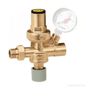 Автоматична установка підживлення з отвором під манометр &Oslash;1/2&Prime; 0,3&divide;4 bar 70&deg;C Caleffi S.p.a 52079 фото