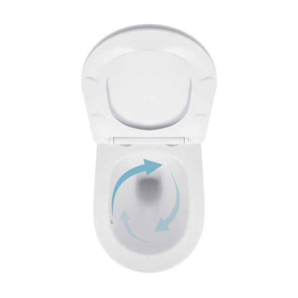 Унітаз підвісний Jay Ultra Quiet 520х360х320 мм, White, з сидінням Slim Duroplast/ Soft-close/ Release QT07335175W Qtap SD00053467 фото