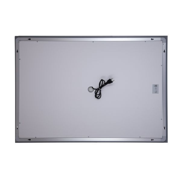 Дзеркало настінне Cardinal (CA1) 1000х700 мм, прямокутне, з LED-підсвіткою Touch, антизапотіванням, димером, рег. темп. кольору (3000-6500K) Qtap SD00052326 фото