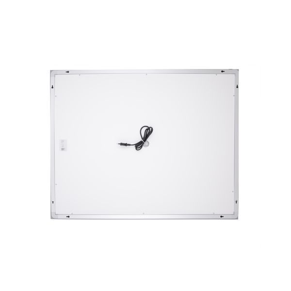 Дзеркало настінне Cardinal (CA1) 1000х800 мм, прямокутне, з LED-підсвіткою Touch, антизапотіванням, димером, рег. темп. кольору (3000-6500K) Qtap SD00052327 фото