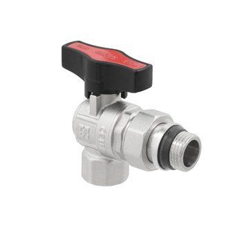 Кран кульовий з американкою кутовий Raftec GOLD PN64 ВН 1/2" GRDA01 98454 фото
