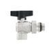 Кран кульовий з американкою кутовий Raftec GOLD PN64 ВН 1/2" GRDA01 98454 фото 2