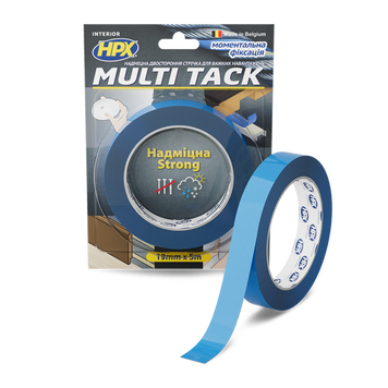 Прозора двостороння монтажна стрічка MultiTack MTT1905 фото